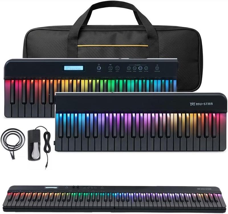 MUSTAR 88 Tasten Digitalpiano LED