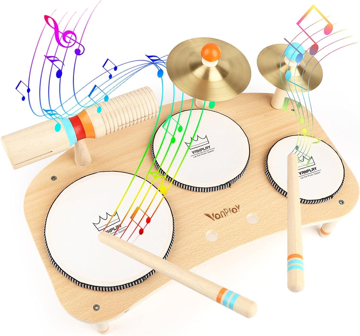 Vanplay Holz-Schlagzeug 8-in-1