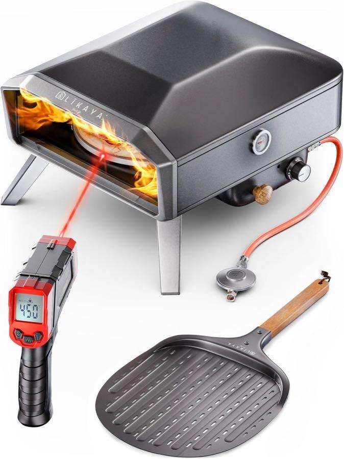 Pizzaofen Garten – Testsieger LIKAYA NeroSpin 12 Zoll