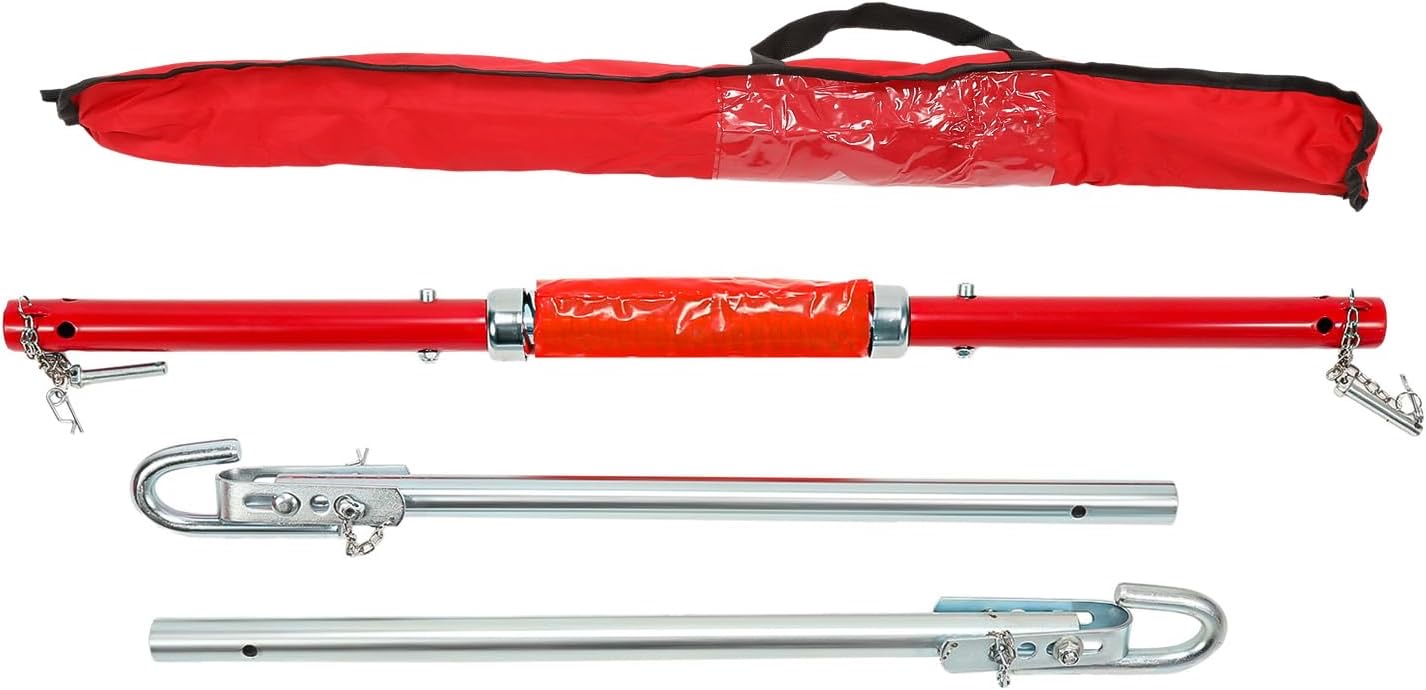 GEARMONSTER 3tlg 3T Abschleppstange Pannenhilfe mit Federdämpfung 1,95m