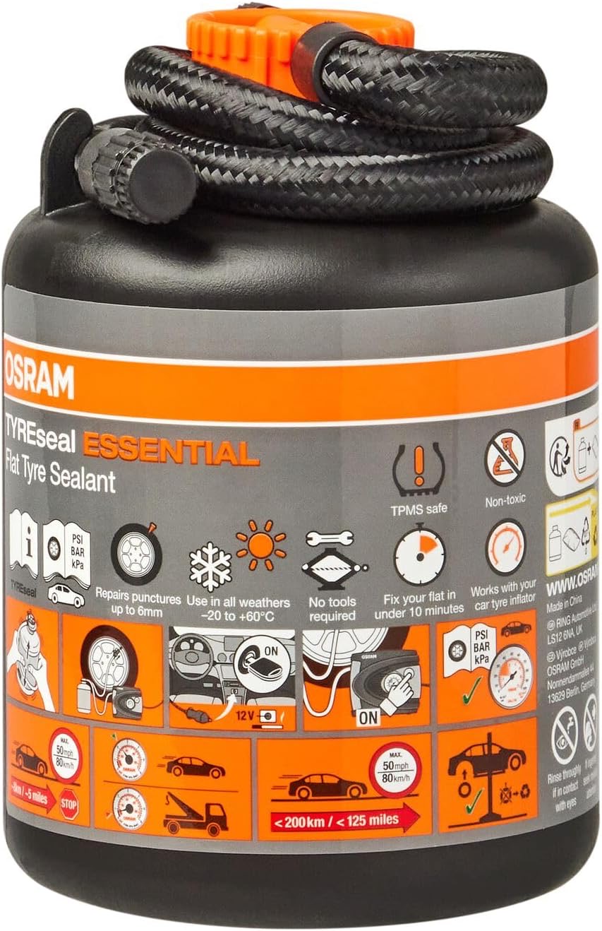 Osram TYREseal Essential – Testsieger Reifendichtmittel