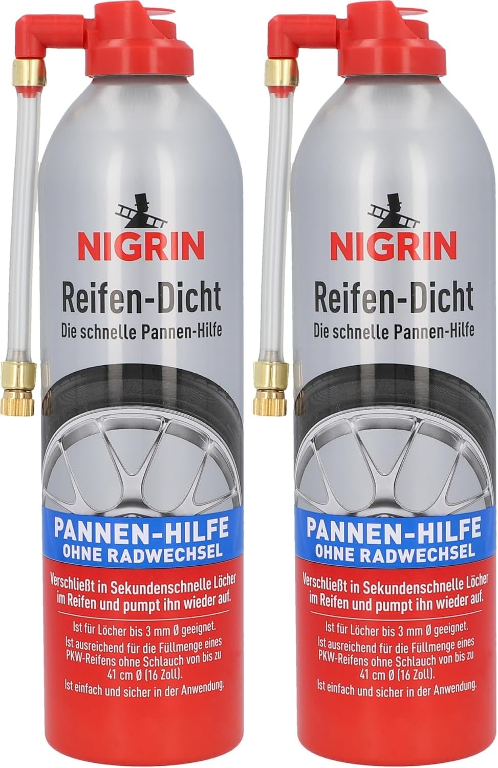 NIGRIN Reifendicht 500 ml, 2er-Pack