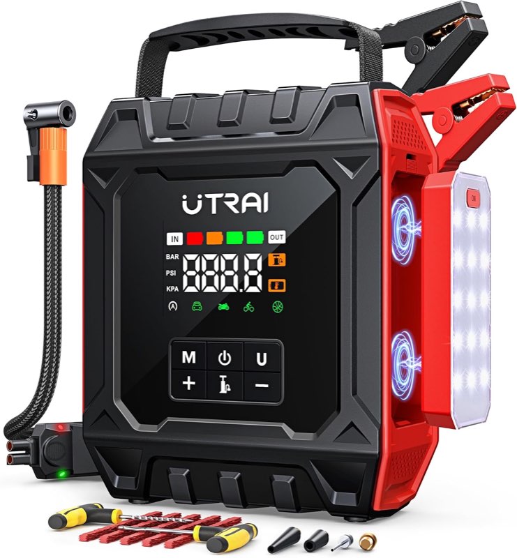 UTRAI JS-50 Starthilfe mit Kompressor