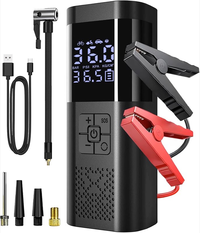 TEMOLA TEMOLA TN10S Starthilfe mit Kompressor