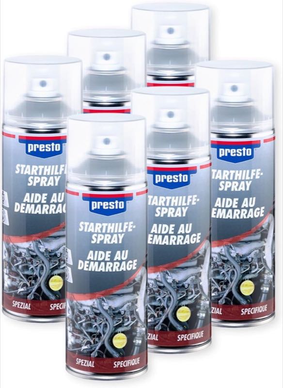 Presto Starthilfe-Spray, 6 × 400 ml
