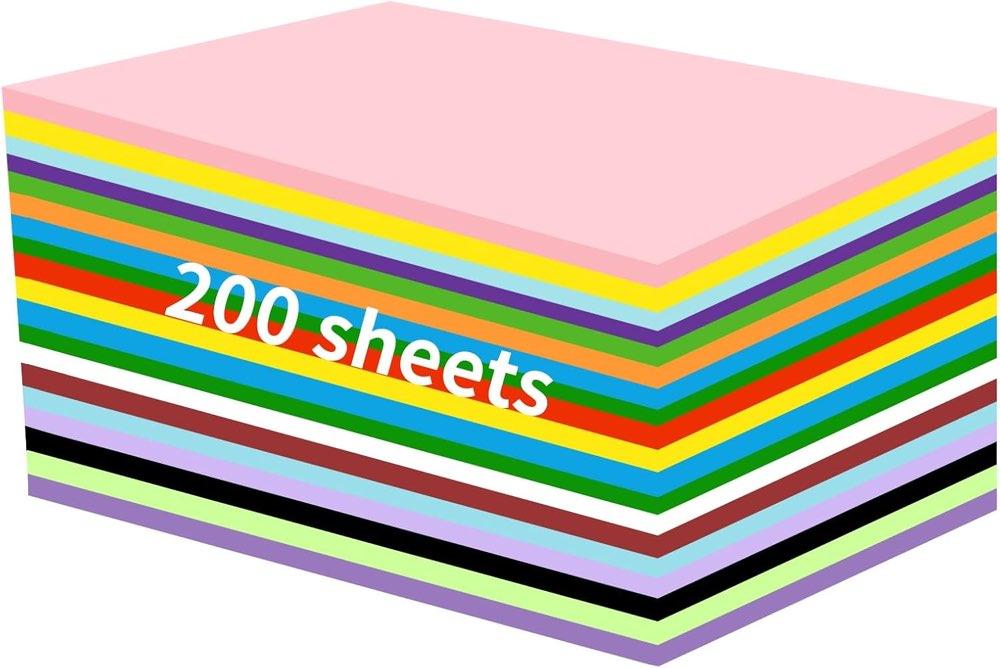 CRESZZLE 200 Blatt A4, 70 g/m², 20 Farben