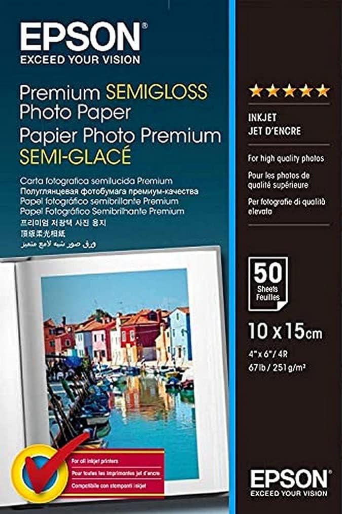 Epson Fotopapier Premium Semigloss 10x15 50Blatt S041765