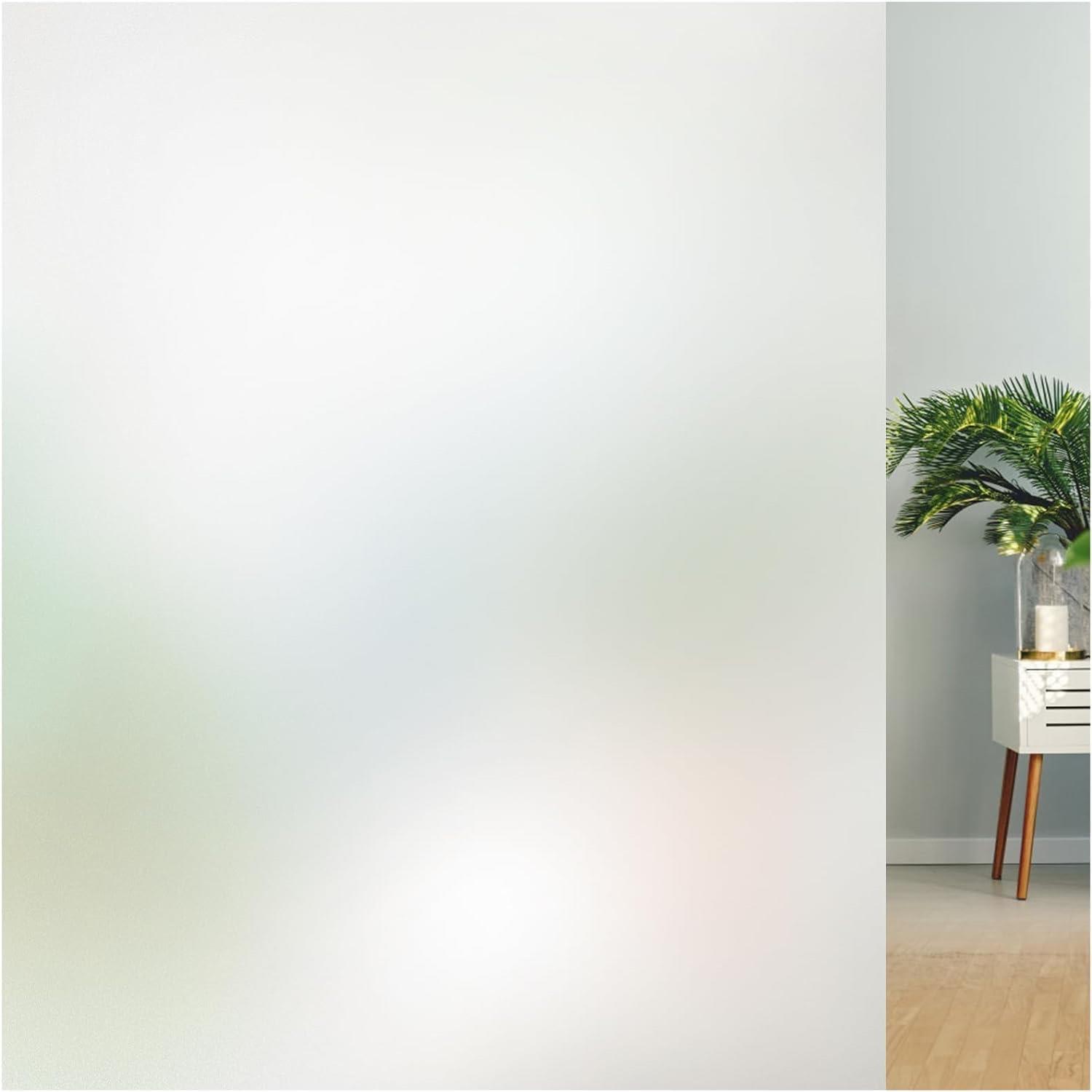 Lifetree Fensterfolie Blickdicht 44.5x200cm Selbstklebende Milchglasfolie