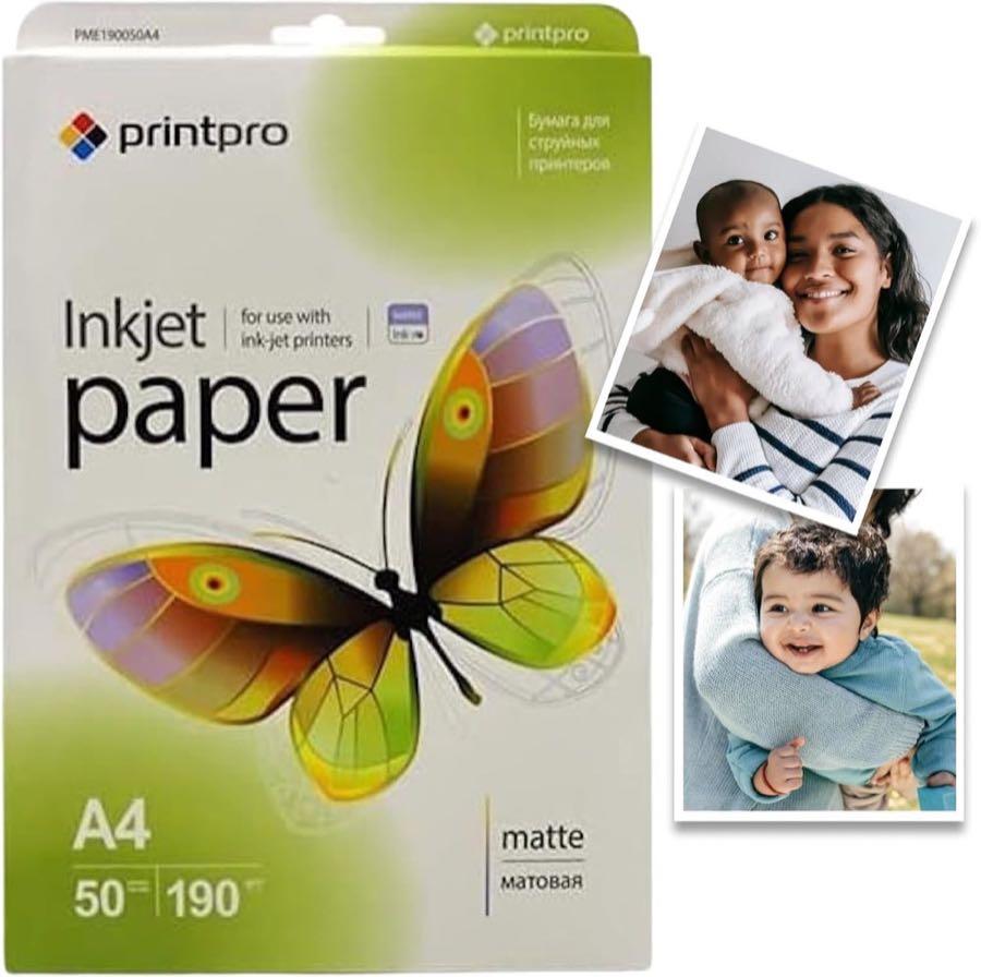 Colorway Printpro matt A4, 190 g/m², 50 Blatt Produktbild – Testsieger