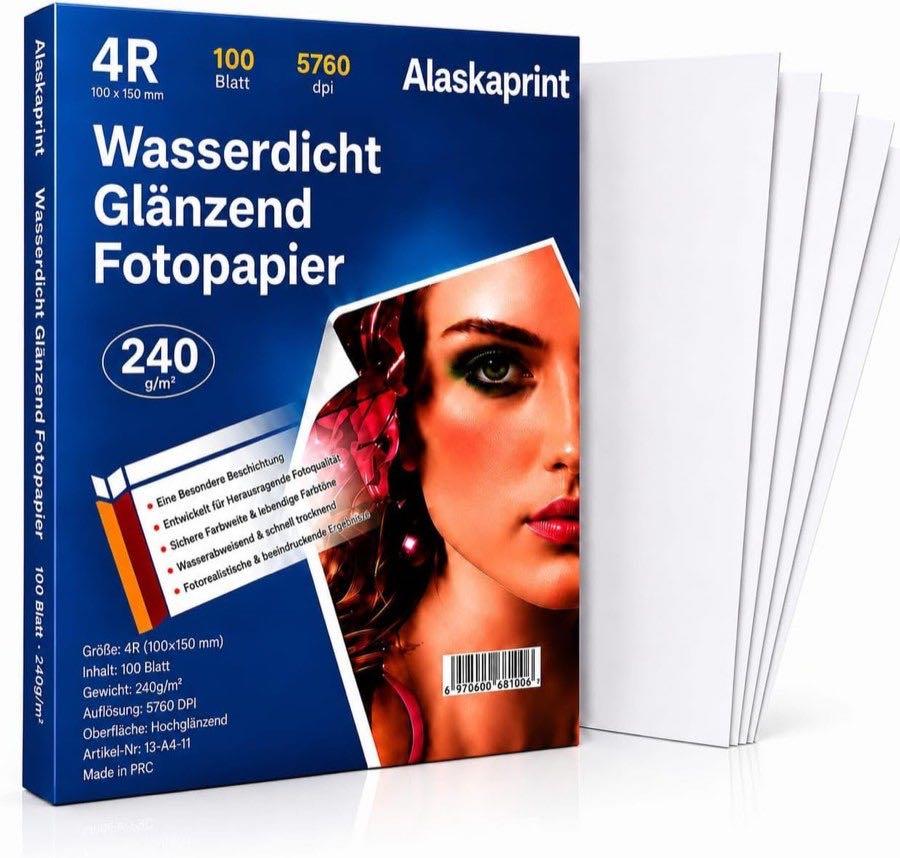 Alaskaprint Fotopapier 10×15, 240 g/m²