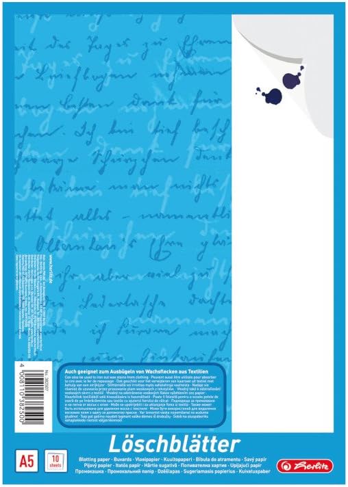 Herlitz Herlitz Löschblattblock A5, 10 Blatt