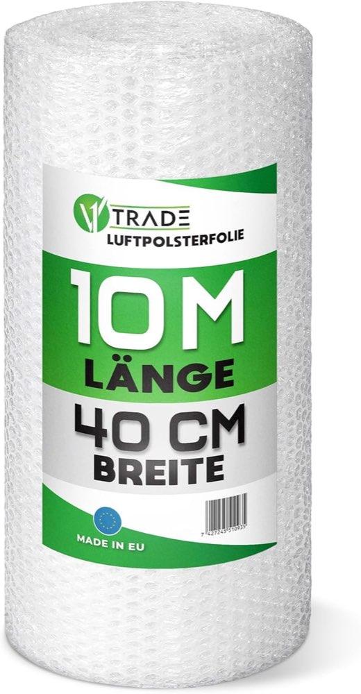 V1 TRADE Luftpolsterfolie Rolle 40 cm × 10 m