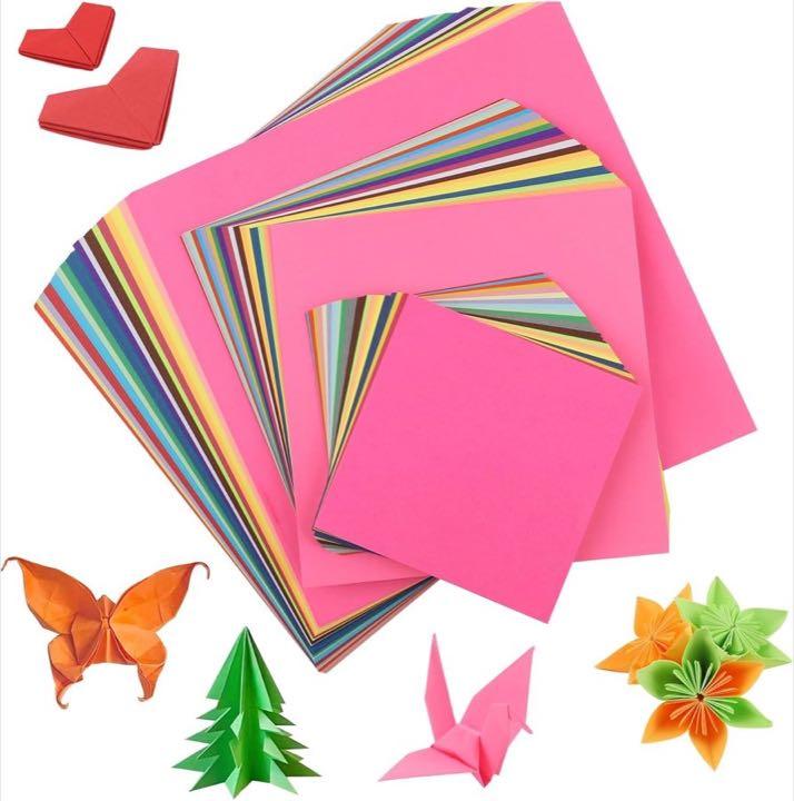 Origami-Papier, 300 Blatt, 10/15/20 cm, 70 g/m²