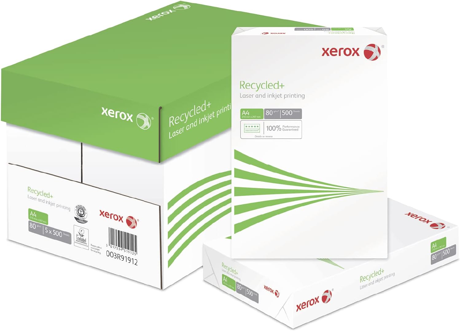 Xerox Xerox Recycled+, A4, 80 g/m², 2500 Blatt, ISO 80