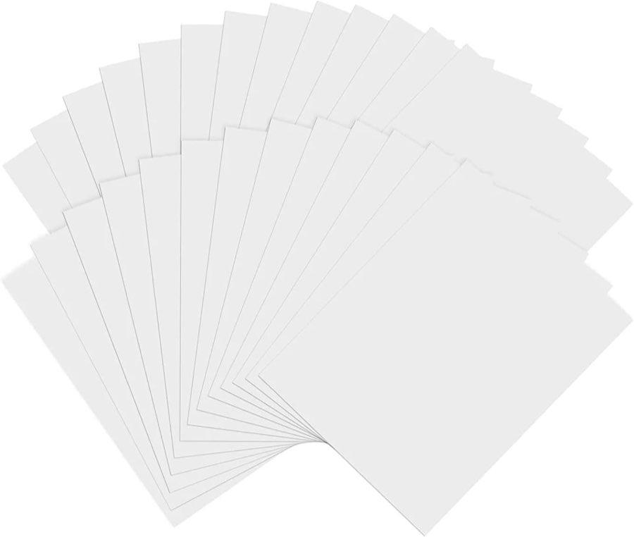 Schrumpffolien Transparent,A4 Schrumpffolienplatten Matt,10Pcs Schrumpf-Folien, Shrink Plastic,Schrumpfende Plastikfolien zum Basteln,für Heimwerken Basteln Abzeichen Schmuck Anhänger,20 x 29 cm