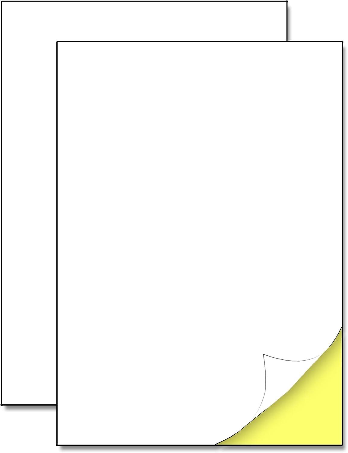 50 Blatt, Etiketten Selbstklebend Bedruckbar, Sticker Papier zum Bedrucken A4 - 297 x 210 mm