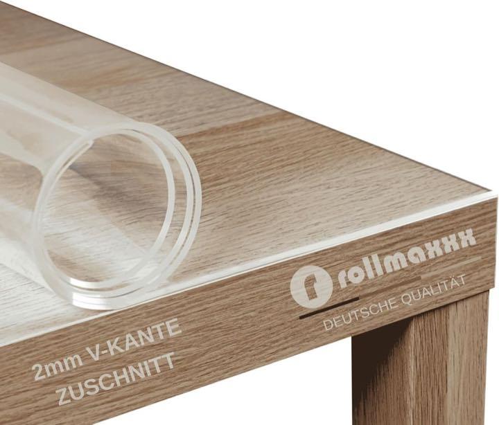 ROLLMAXXX Tischfolie 2mm 50 cm x 75 cm Tischdecke transparent