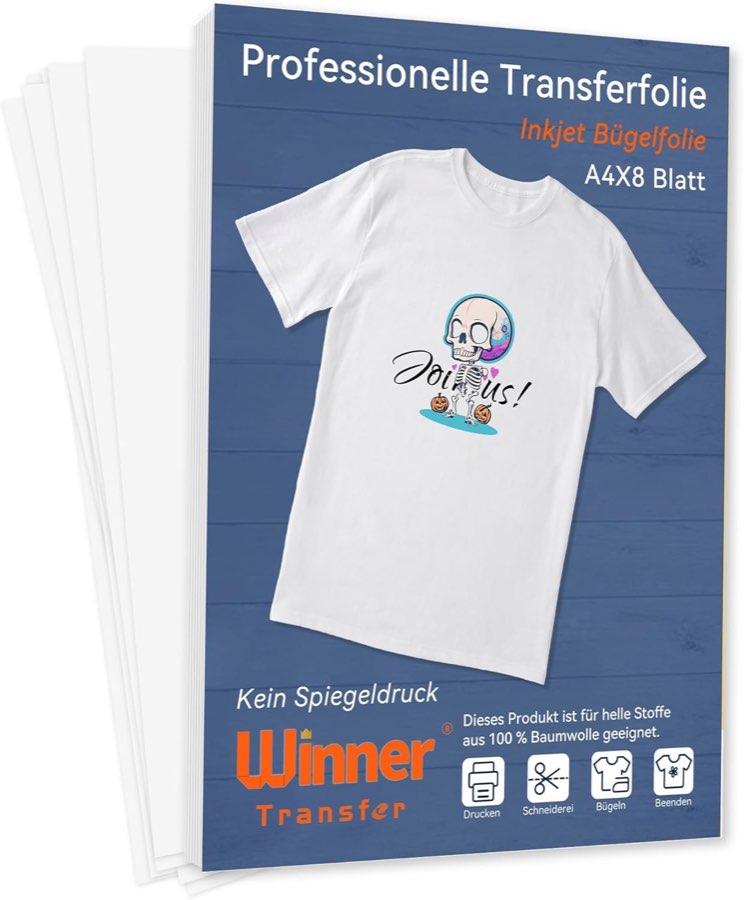 WinnerTransfer WinnerTransfer Inkjet Hell, 8 Blatt A4