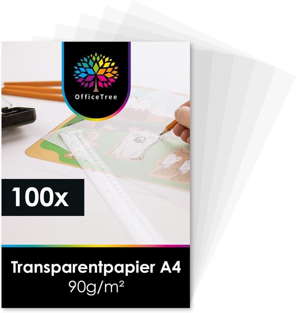 OfficeTree OfficeTree Transparentpapier A4, 100 Blatt - Produktbild