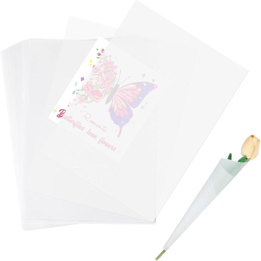 RMIVEGLIA Transparentpapier A4, 50 Blatt Produktbild – Testsieger