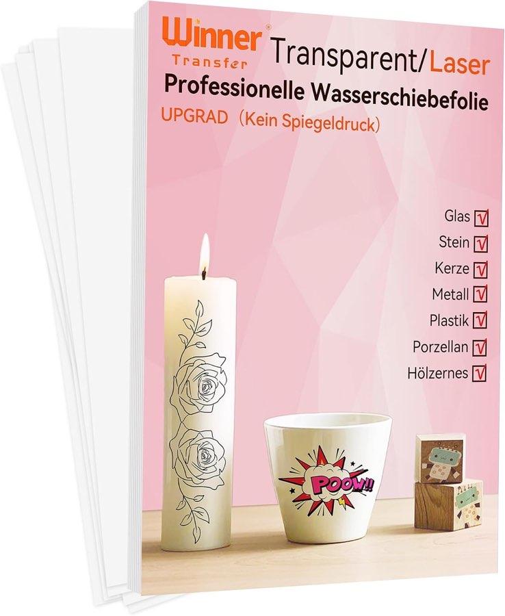 WinnerTransfer Laser Transparent, 10 Blatt