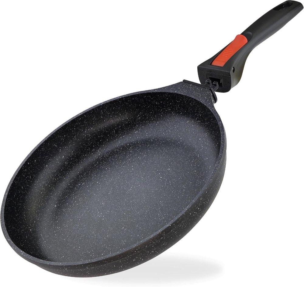 Linnuo Aluguss 28 cm abnehmbarer Griff