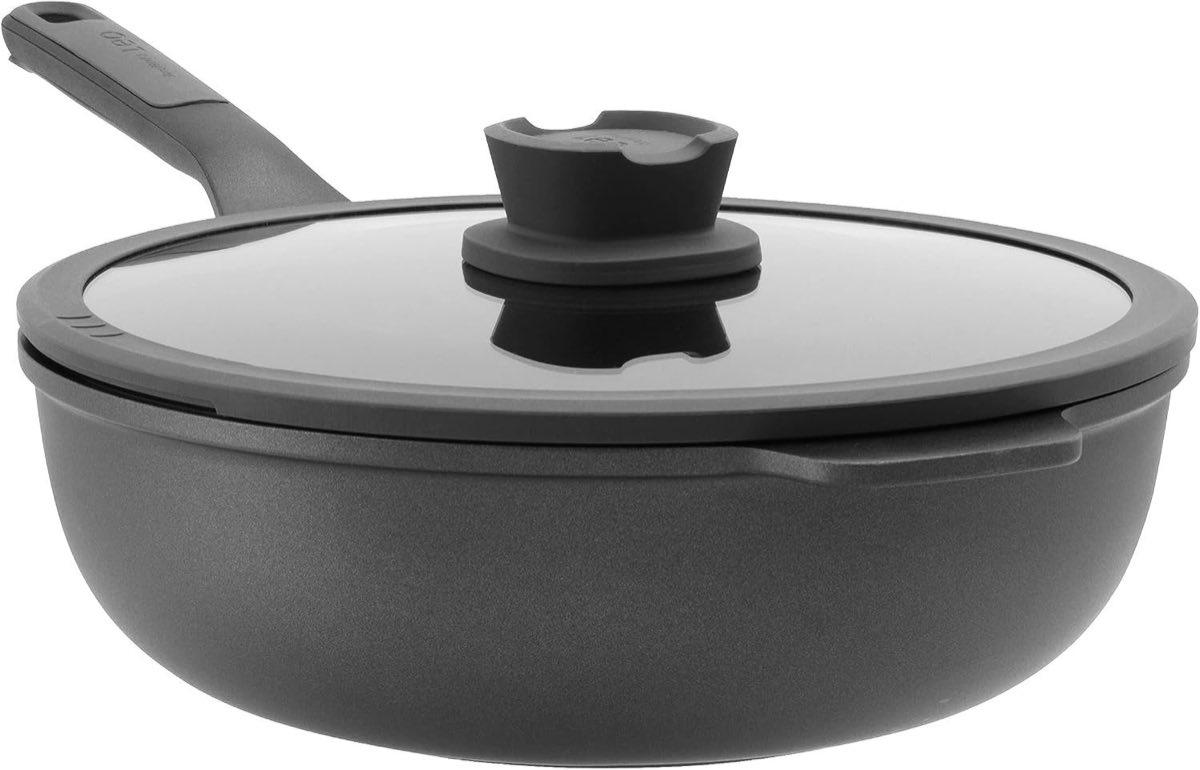 BergHOFF Leo Stone+ Wok 28 cm mit Deckel
