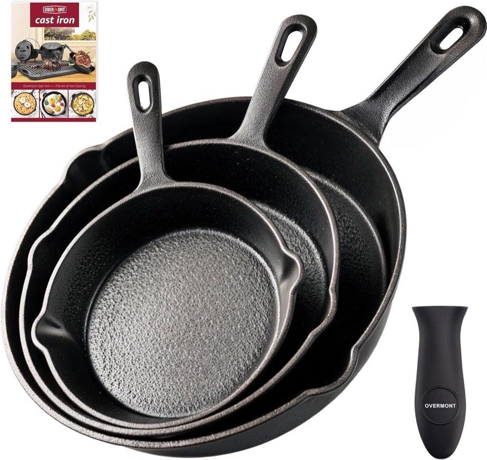 Overmont Gusseisen-Set 3-teilig (klein)