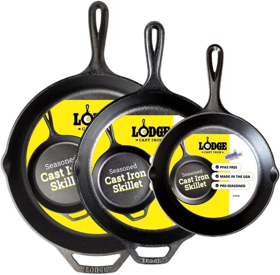 Lodge Gusseisen-Set 3-teilig