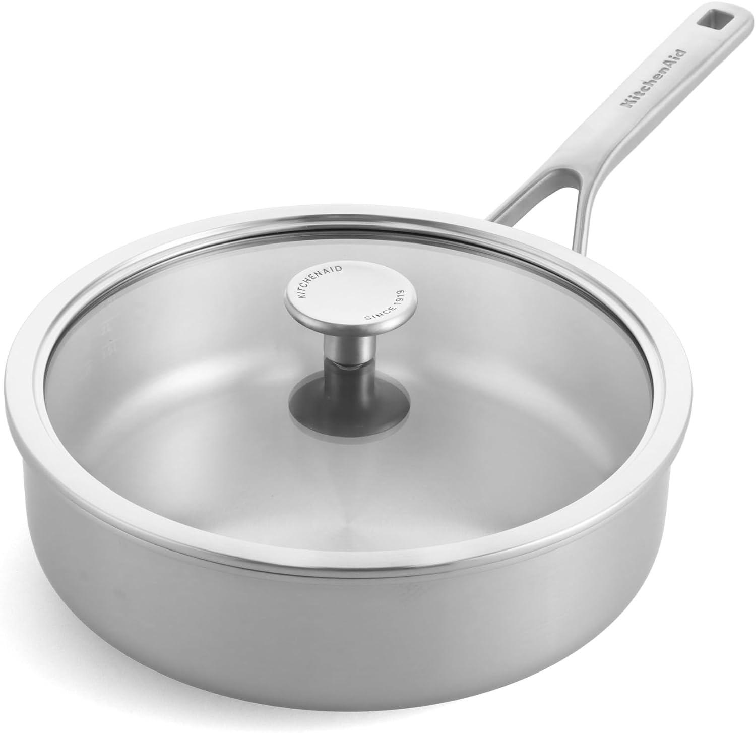 KitchenAid MultiPly Sautierpfanne 24 cm mit Deckel
