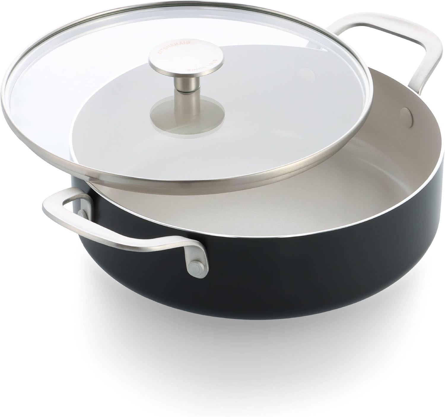 KitchenAid Schmorpfanne 28 cm mit Glasdeckel