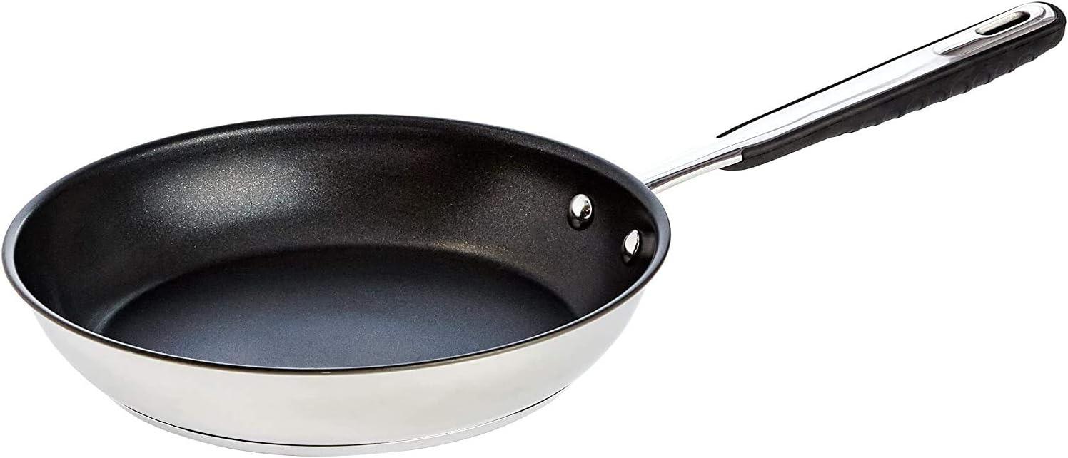 Amazon Basics Edelstahl-Bratpfanne 28 cm