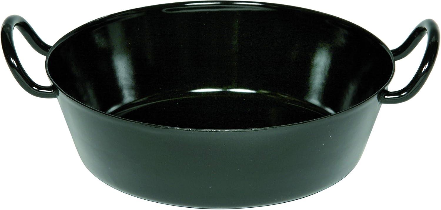 Riess Schnitzelpfanne 30 cm Schwarzemaille