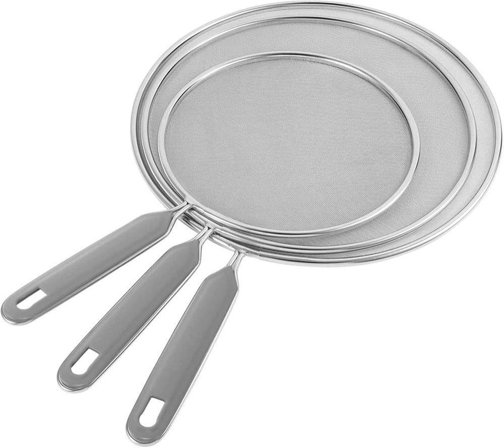 Fostoy 3er Edelstahl-Spritzschutz-Set