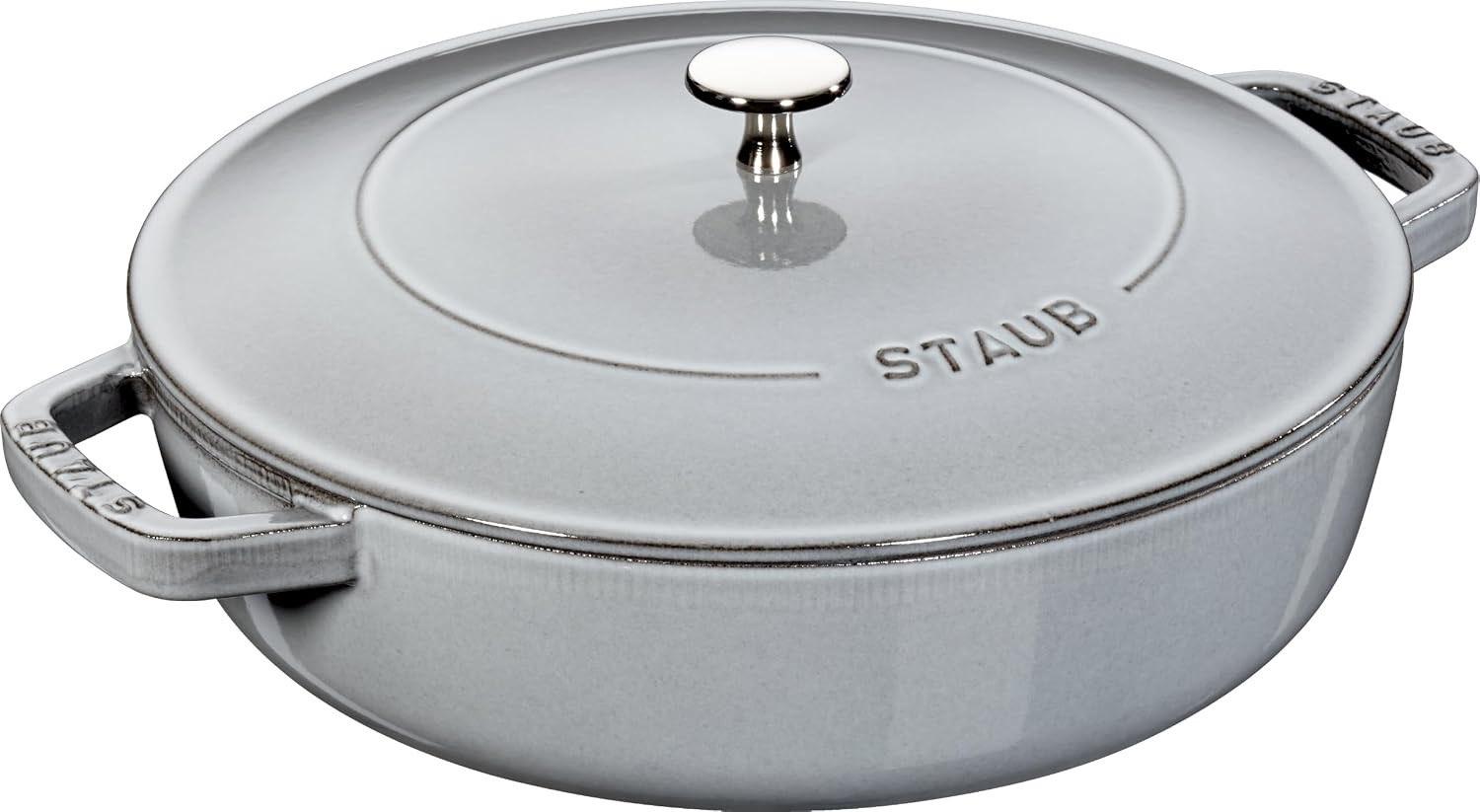STAUB Chistera Schmorpfanne 28 cm Graphit-Grau