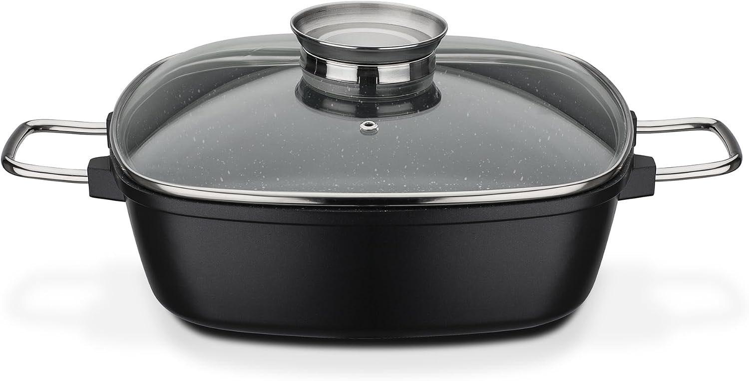 GSW Viereckbräter Gourmet Granit 28×28 cm