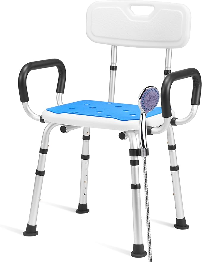 Careboda Duschstuhl mit Armlehnen