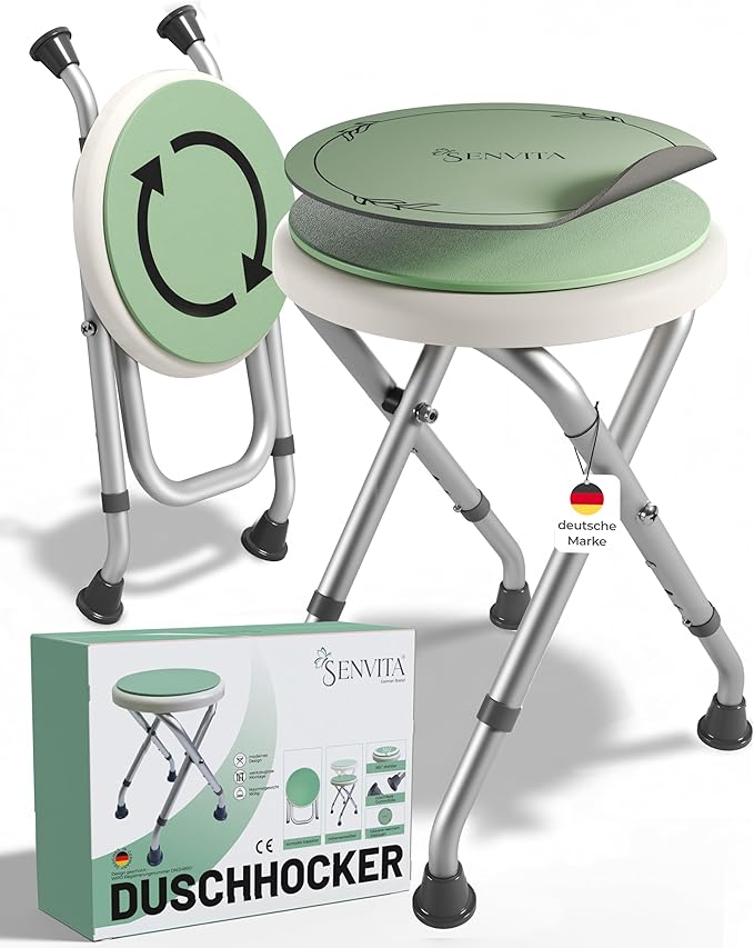 SENVITA Klappbarer Duschhocker