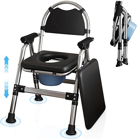 YOGFWV Klappbarer Duschstuhl