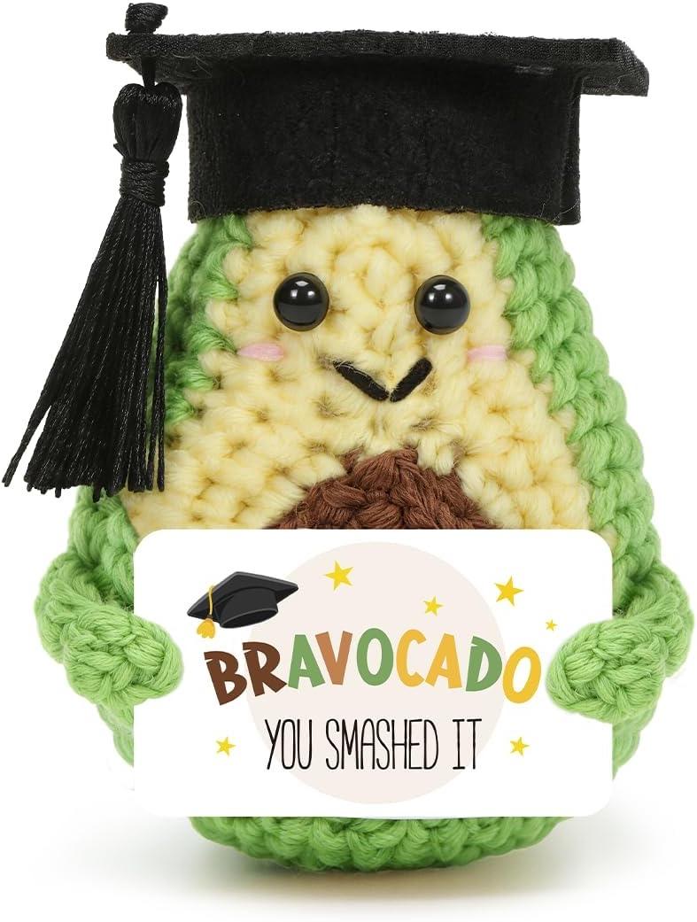 HUKUMA HUKUMA Pocket Hug Avocado mit Karte, 16 cm