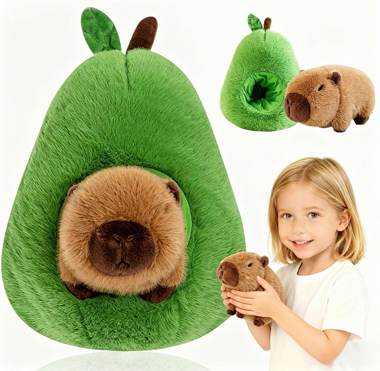TENGWA Capybara-Avocado-Kuscheltier 35 cm