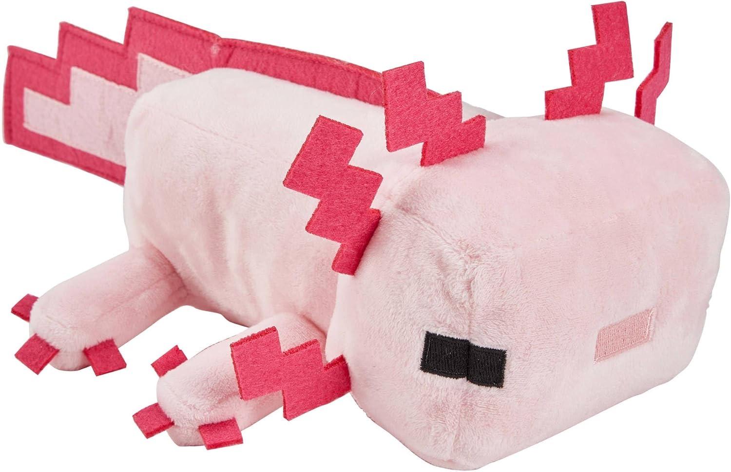 Mattel Minecraft Axolotl Plüschfigur