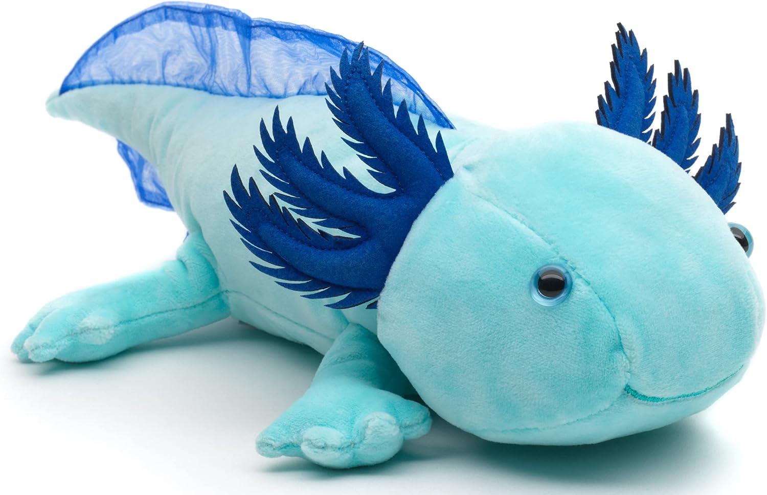 Uni-Toys Axolotl hellblau, 32 cm