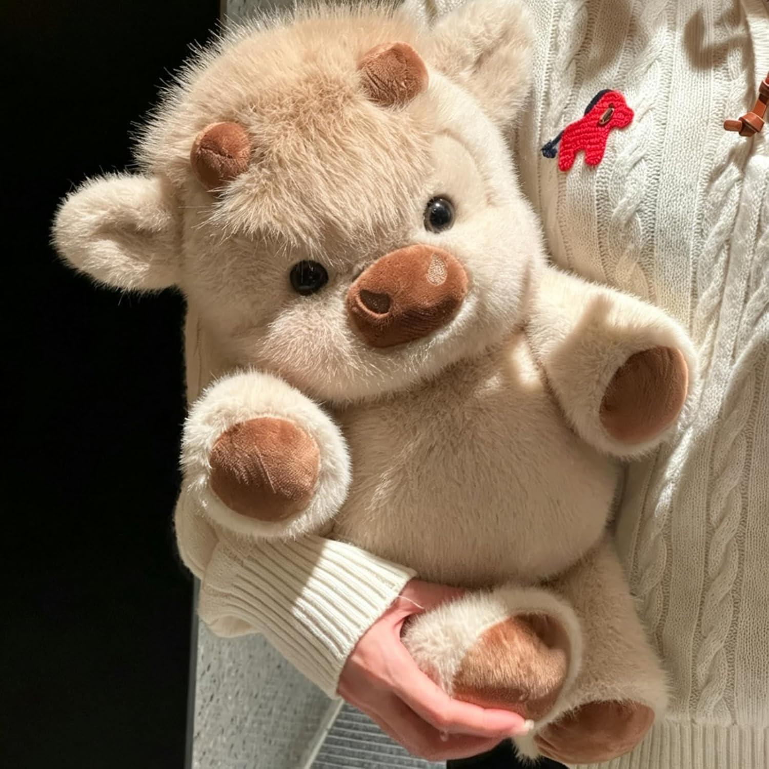 Starnearby Runnly Highland-Kuh Kuscheltier, 43 cm