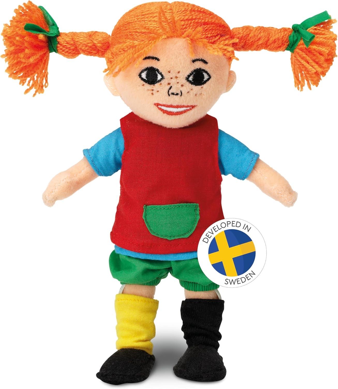 Pippi Langstrumpf Stoffpuppe, 20 cm