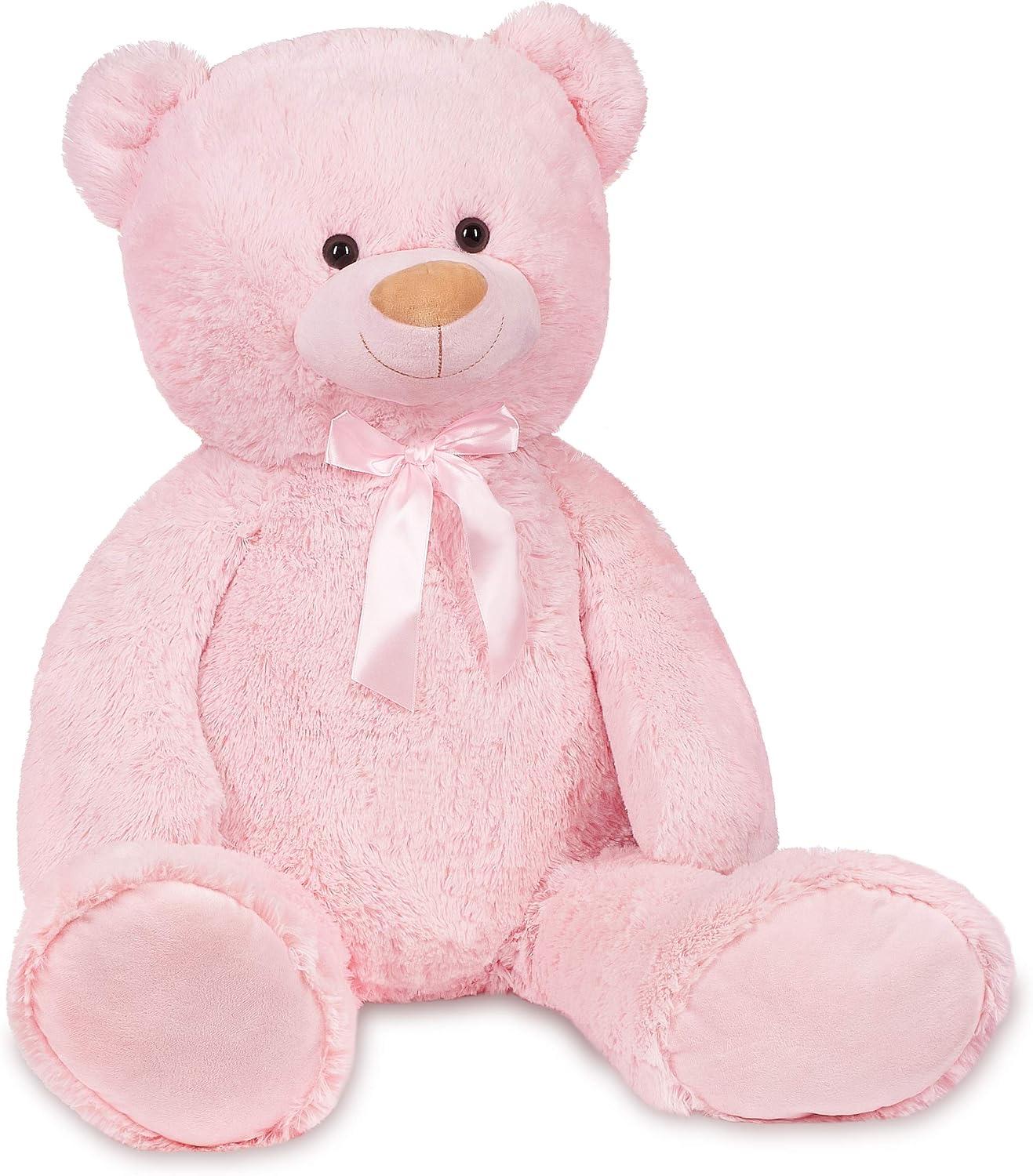BRUBAKER XXL Teddybär 100 cm Rosa