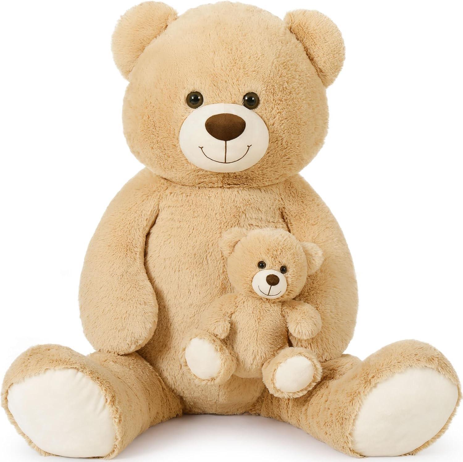 MorisMos Riesen-Teddy mit Kleinbär 130 cm