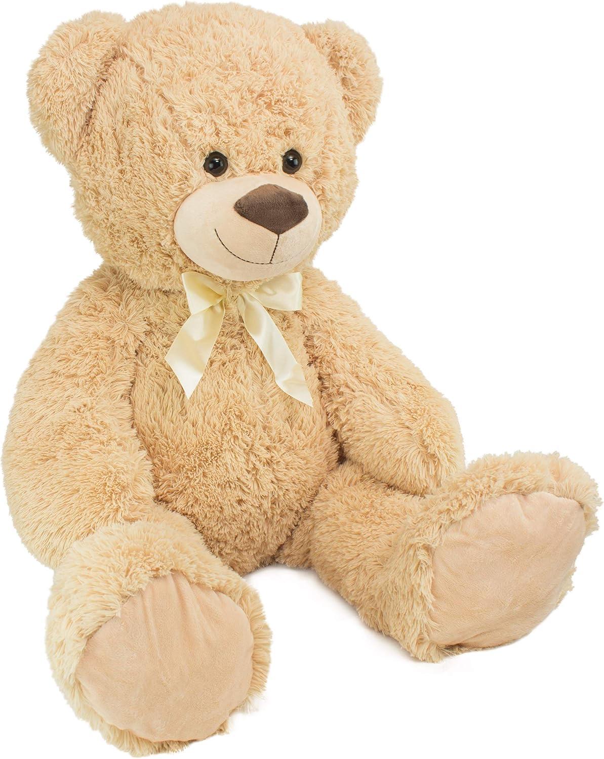 BRUBAKER BRUBAKER XXL Teddybär 100 cm Beige - Produktbild