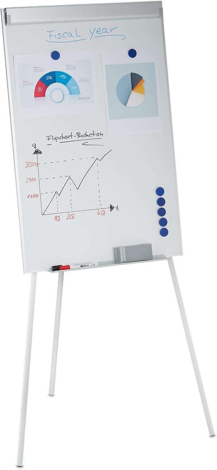 Relaxdays Flipchart-Whiteboard