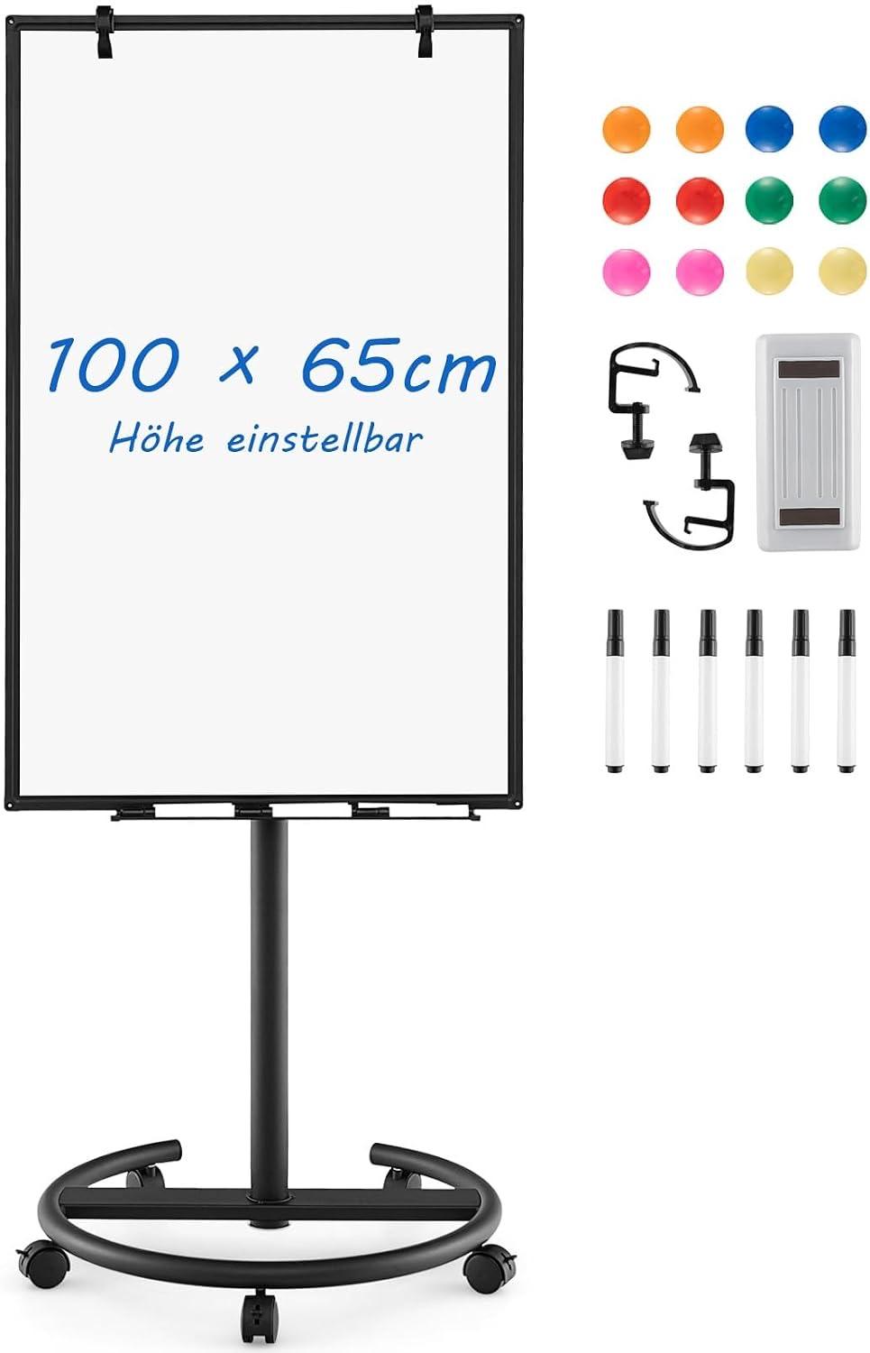 COSTWAY Flipchart-Ständer 100 × 65 cm